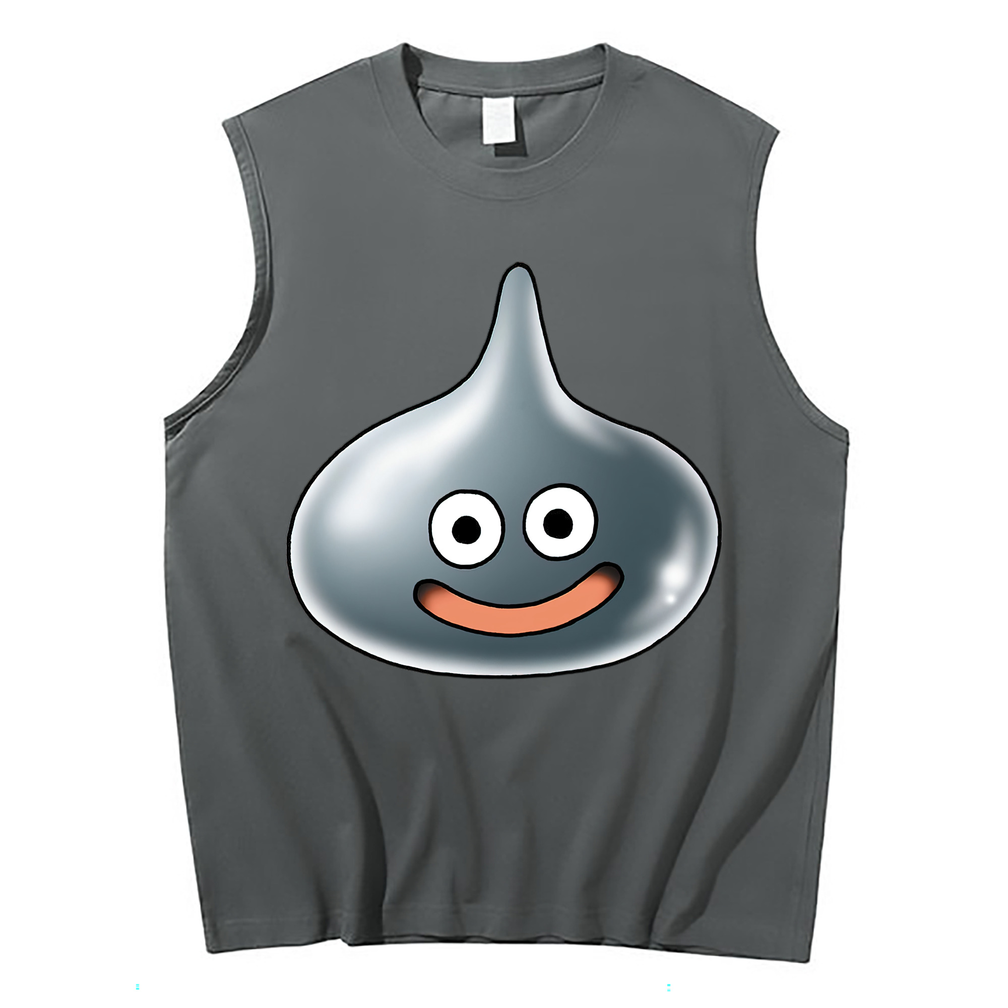 （画像用） ドラゴンクエスト Doragon Kuesuto Dragon Quest コットン100％タンクトップ（フロントプリント）